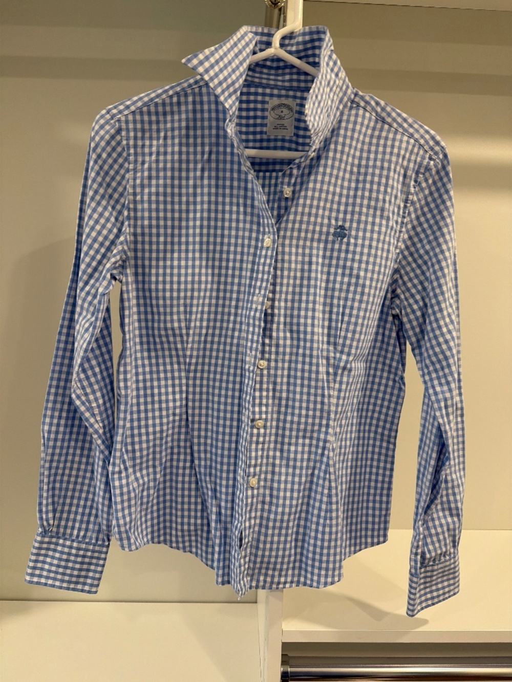 Brooks Brothers Women’s Gingham Button Down Shirt